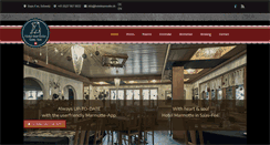 Desktop Screenshot of hotelmarmotte.ch