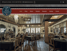 Tablet Screenshot of hotelmarmotte.ch